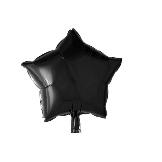 Feestartikelen Ster ballon zwart
