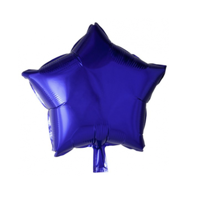 Feestartikelen Ster folie ballon blauw