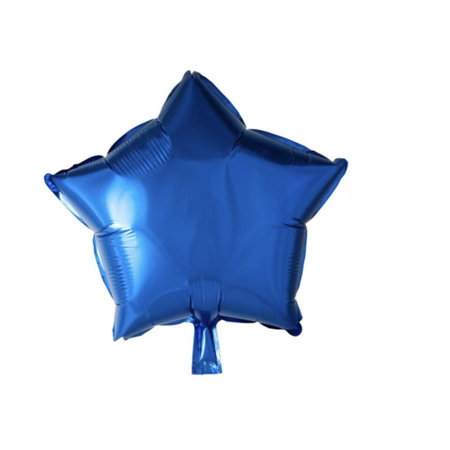 Feestartikelen Ster folie ballon marine blauw