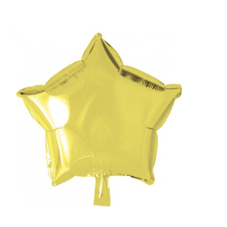 Feestartikelen Ster folie ballon geel