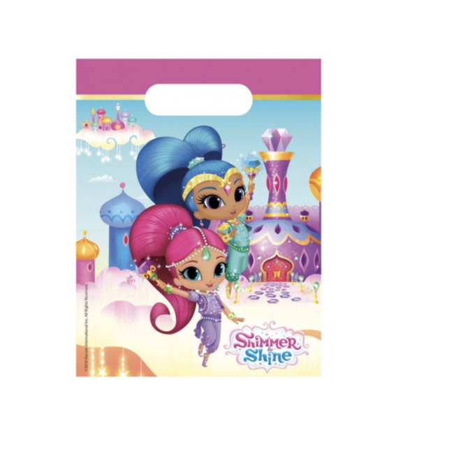 Feestartikelen Shimmer en shine uitdeel zakjes