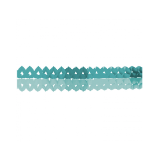 Feestartikelen Turquoise slinger papier