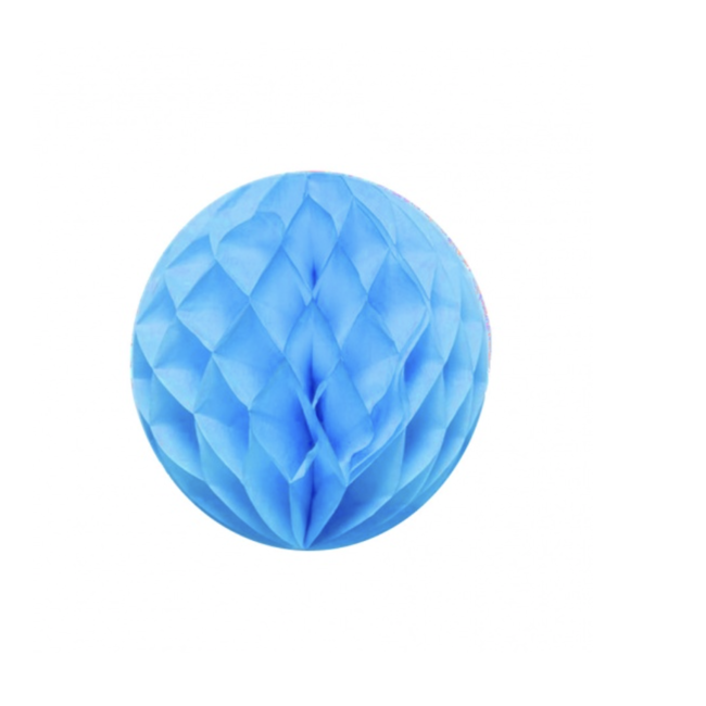 Feestartikelen Licht blauw honeycomb