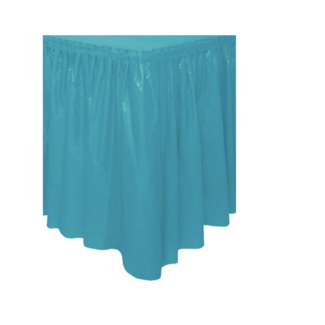 Feestartikelen Turquoise tafelrok