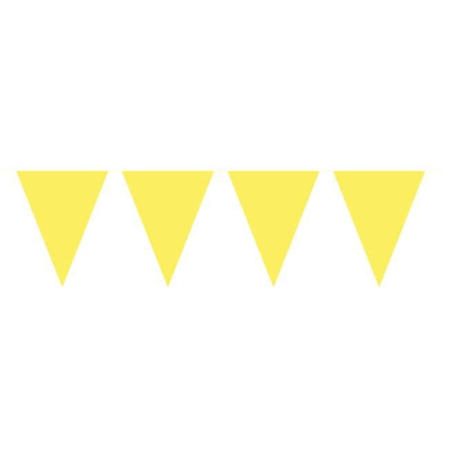 Feestartikelen Vlaggenlijn geel