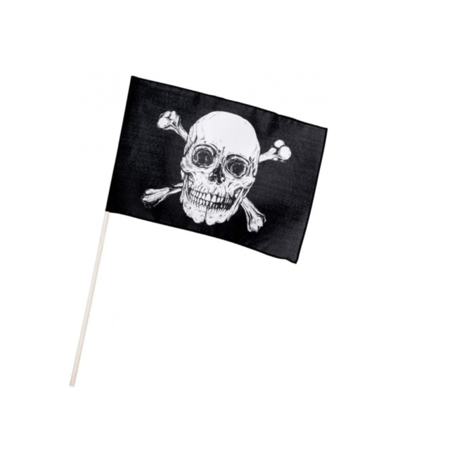 piraten vlag zwart