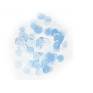 Feestartikelen Licht blauw confetti rond