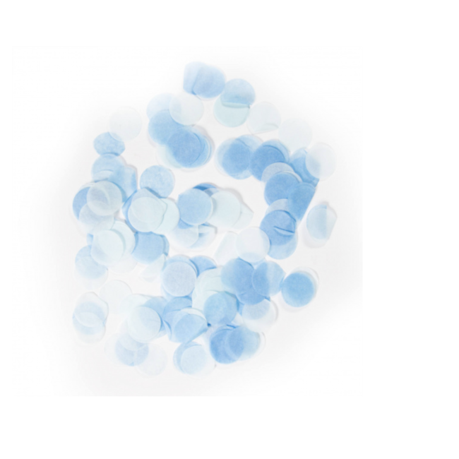 Feestartikelen Licht blauw confetti rond