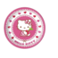 Feestartikelen Hello Kitty borden roze