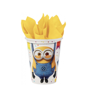 Feestartikelen Minions bekers wit