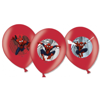 Feestartikelen Spiderman ballonnen rood