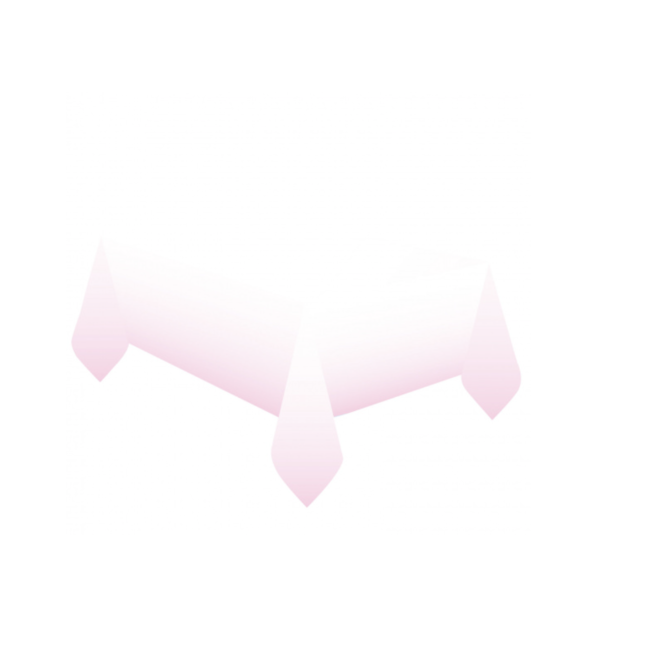 Feestartikelen Tafelkleed ombre roze - wit