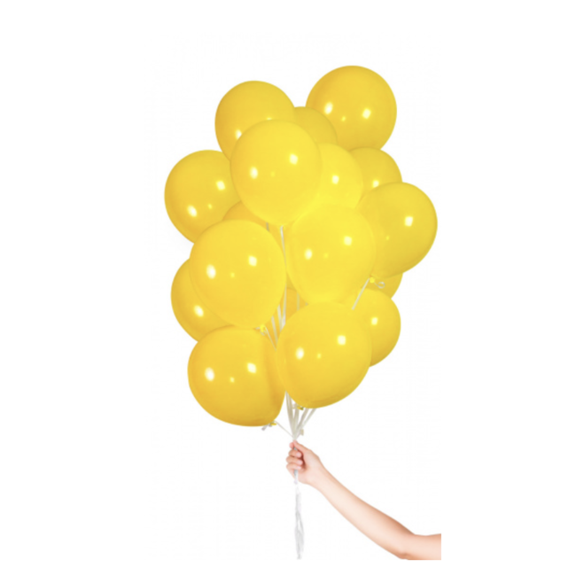 Feestartikelen Ballonnen tros geel set