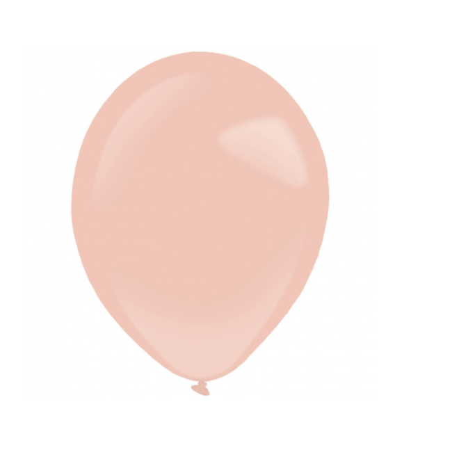 Feestartikelen Ballonnen zalm roze 50 ST