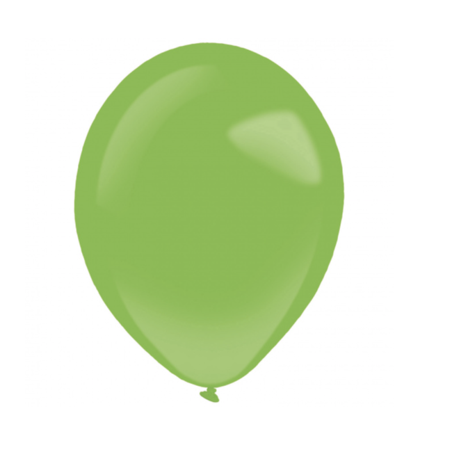 Feestartikelen Ballonnen appel groen 50 ST