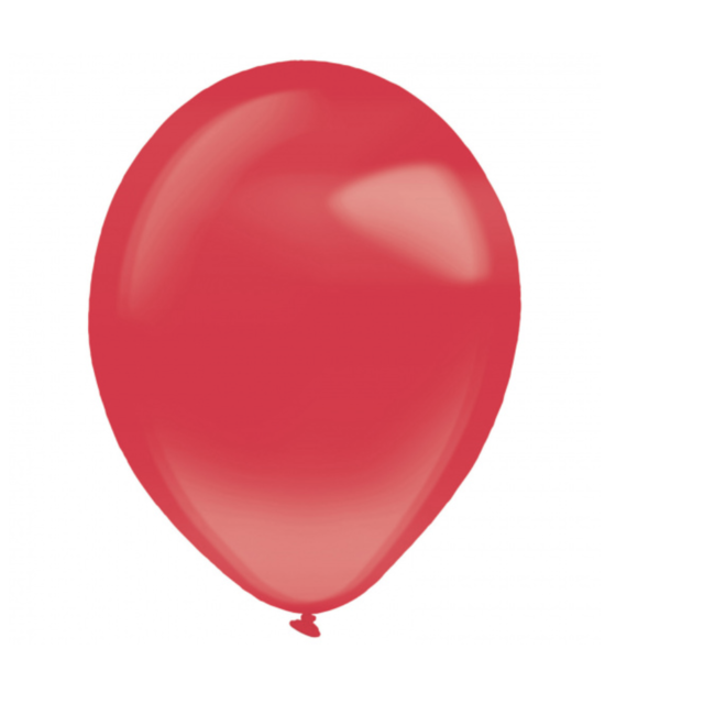 Feestartikelen Ballonnen crystal rood mini