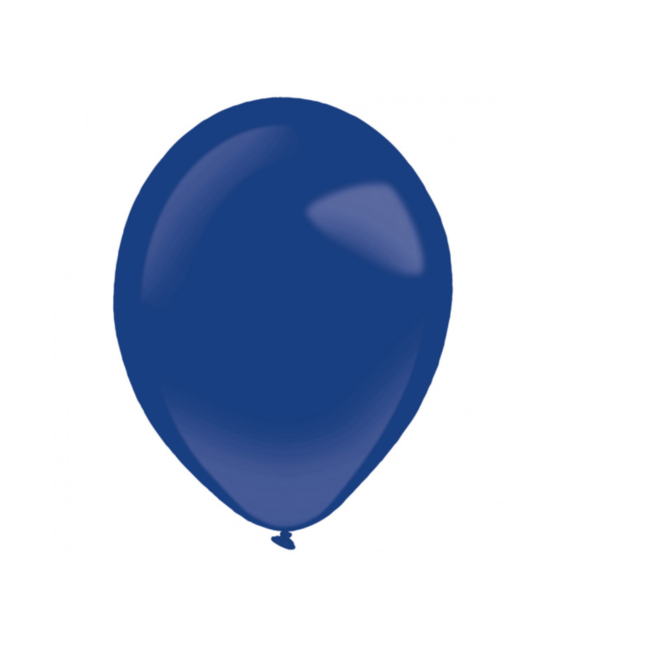 Feestartikelen Ballonnen donker blauw mini