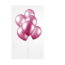 Feestartikelen Ballonnen metallic roze 10 ST