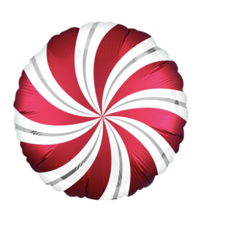 J-style-deco.nl Candy swirl ballon rood