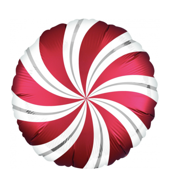 J-style-deco.nl Candy swirl ballon rood