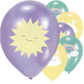 Feestartikelen Wolk pastel ballonen