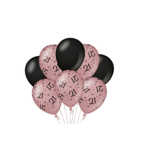 Ben depressief mannetje reparatie 25 jaar ballonnen zwart - roze | Feestwinkel Zeeland | - J-style-deco.nl |  Online feestwinkel Zeeland