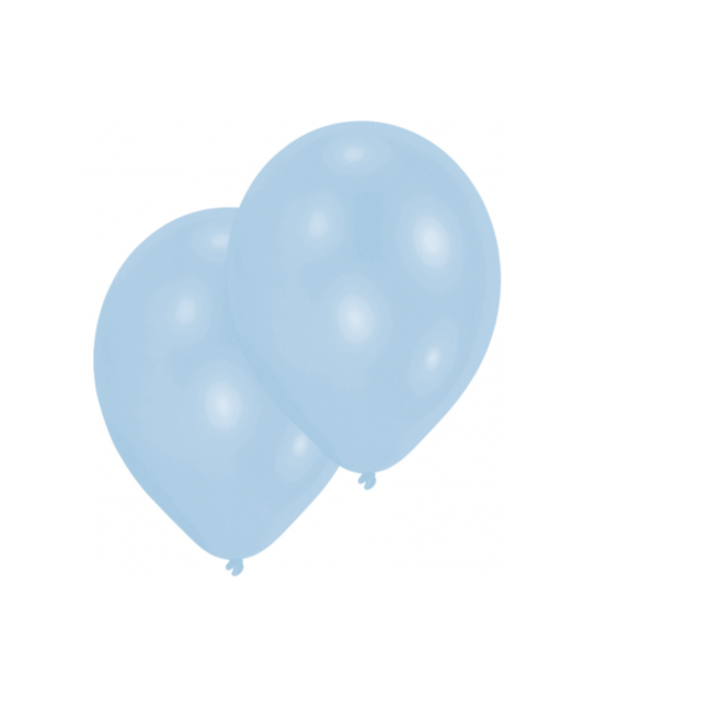 Feestartikelen Ballonnen ijs blauw 10 ST