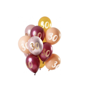 Feestartikelen 30 jaar blush mix ballonnen