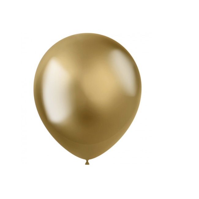 Feestartikelen Ballonnen intense goud 10 ST