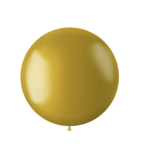 Feestartikelen Ballon metallic goud XL 78 CM