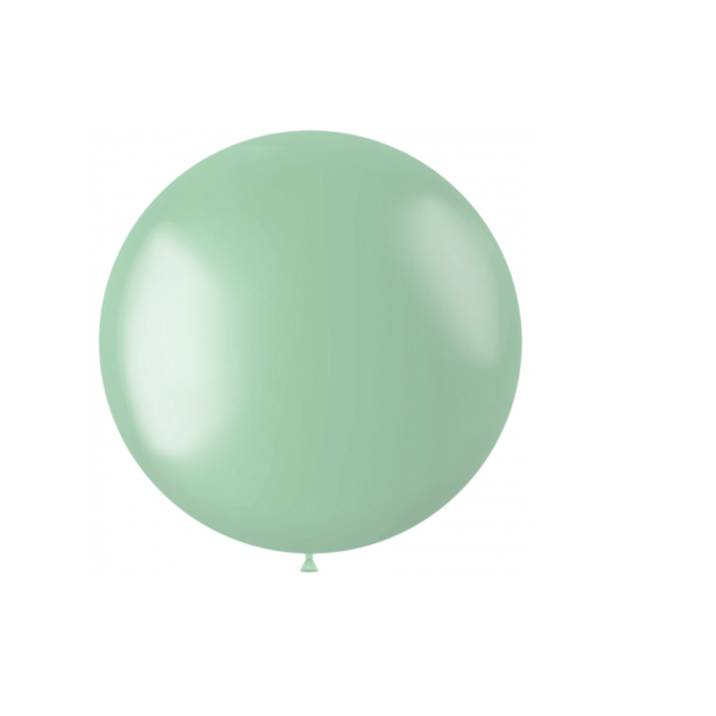 Feestartikelen Mint groen metallic XL ballon