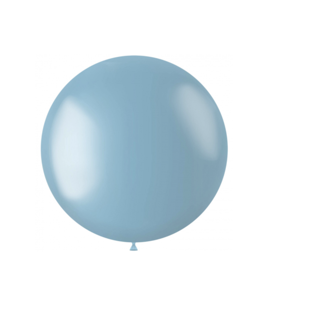 Feestartikelen Pastel metallic blauw XL ballon