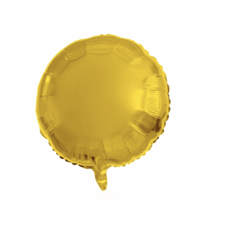 Feestartikelen Folie ballon rond goud