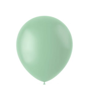 Feestartikelen Mint groen ballonnen mat 10 ST