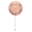 Feestartikelen 80 jaar blush ballon