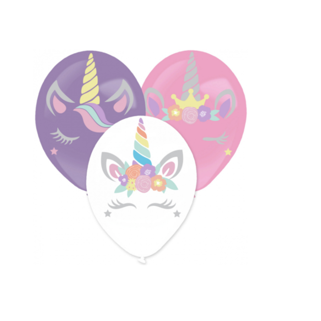 Unicorn ballonnen stickers