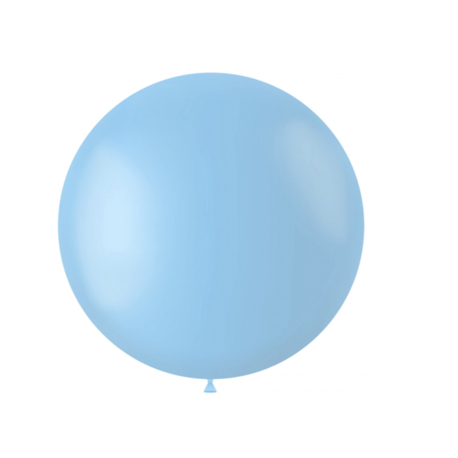 Feestartikelen Poeder blauw ballon 78 CM