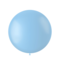 Feestartikelen Poeder blauw ballon 78 CM