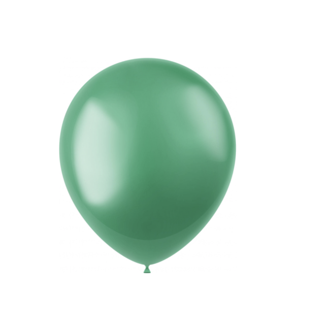 Feestartikelen Metallic groen ballonnen 10 ST