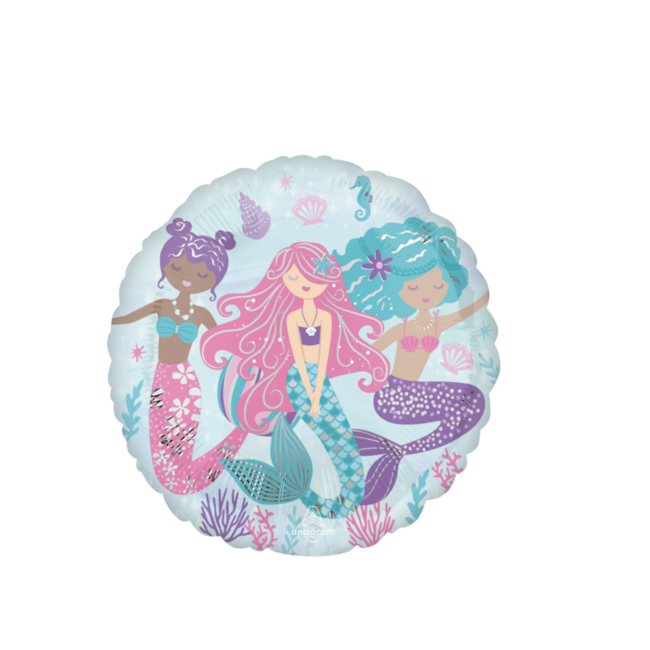Feestartikelen Mermaid pastel ballon