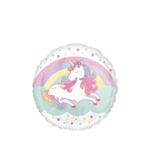 Eenhoorn  Unicorn regenboog pastel ballon