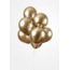 Feestartikelen Metallic chroom goud ballonnen 25 ST