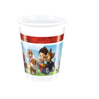 Feestartikelen Paw patrol bekers