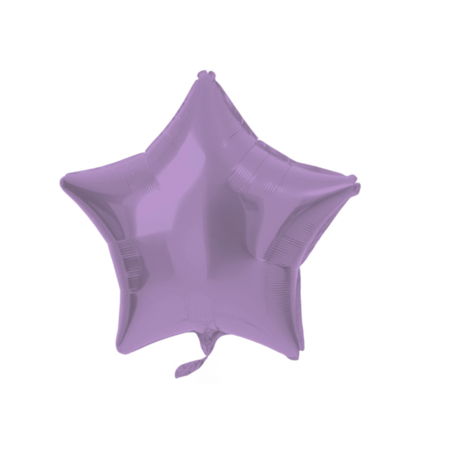 Feestartikelen Ster ballon metallic lila