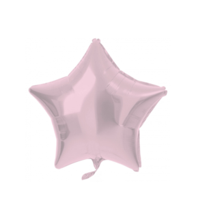 Feestartikelen Ster ballon pastel roze