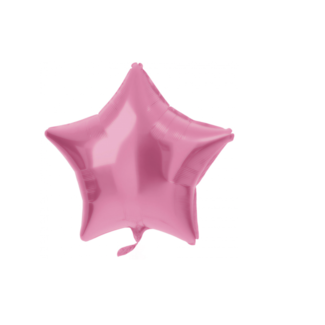 Feestartikelen Ster ballon metallic roze