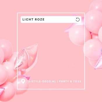 Licht roze Feestartikelen