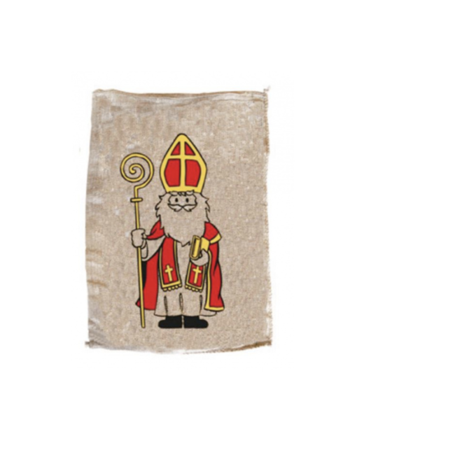 voetstuk Numeriek beroerte Sinterklaas zak jute - J-style-deco.nl | Online feestwinkel Zeeland