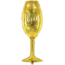 Partydeco Champagne glas ballon goud