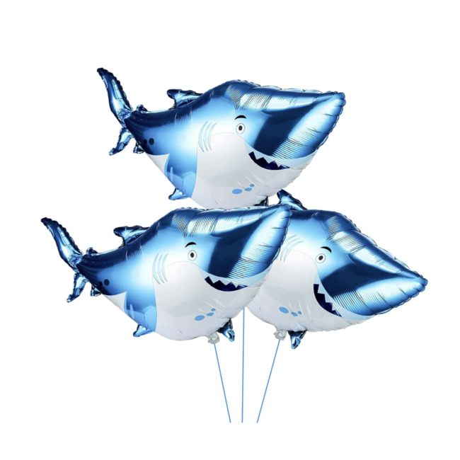 Feestartikelen Haai ballonnen boeket